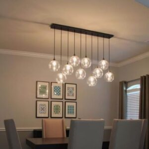 Modern Chandelier Hanging Light for Dining Table | Pendant Ceiling Lamp for Living Room, Drawing Room & Home D?cor | Decorative Hanging Light Fixture