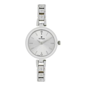 Analog Silver Dial Women's Watch ? Elegant Casual Wrist Watch with Comfortable Strap for Everyday Wear