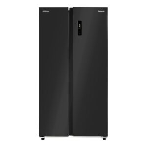 Panasonic 592L Wi-Fi Inverter Frost-Free Side by Side Refrigerator | NR-BS62MKX1 | Black Stainless Steel Finish | Smart Cooling & Touch Display