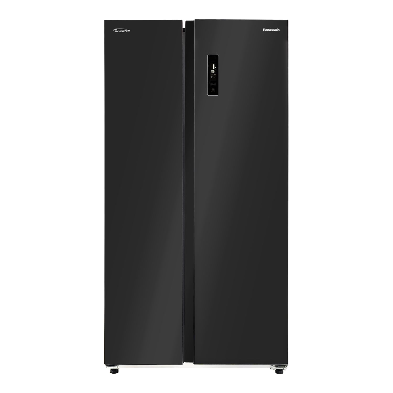Panasonic 592L Wi-Fi Inverter Frost-Free Side by Side Refrigerator | NR-BS62MKX1 | Black Stainless Steel Finish | Smart Cooling & Touch Display