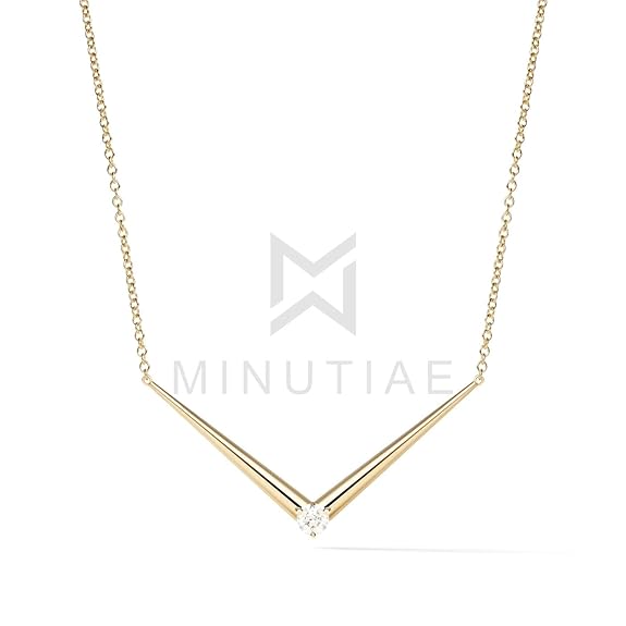 Single Diamond Pendant Necklace for Women & Girls ? Elegant Solitaire Pendant with Extendable Chain | Stylish Everyday & Party Wear - Image 4