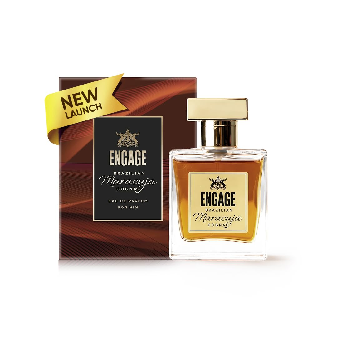 Engage Brazilian Maracuja Cognac Eau De Perfume for Men | Long-Lasting Luxury Fragrance with Amber, Leather & Oud - Image 5