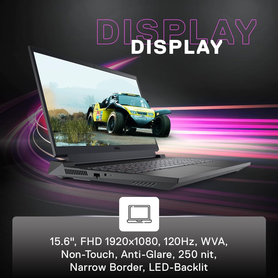 Dell G15-5530 Gaming Laptop | Intel Core i5-13450HX 13th Gen | NVIDIA GeForce RTX 3050 6GB | 16GB RAM | 512GB SSD | 15.6" FHD Display | Windows 11 - Image 4
