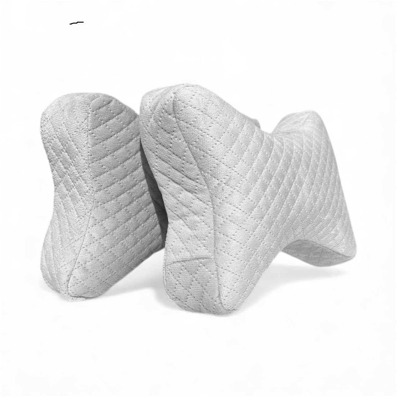 Velvet Soft Car Neck Pillow Set of 2 | Memory Microfiber Travel Headrest Cushions | Ergonomic Neck Support for All Cars | Soft, Breathable & Washable - Image 3
