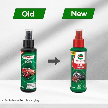 Castrol 3-IN-1 SHINER for Bikes and Cars (100ML) | Provides long-lasting gloss finish | Protects surfaces from UV rays | Excellent shine | Streak-free finish - Image 3