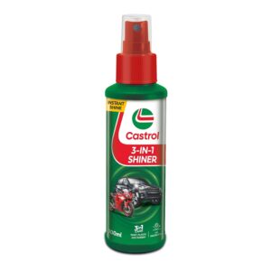 Castrol 3-IN-1 SHINER for Bikes and Cars (100ML) | Provides long-lasting gloss finish | Protects surfaces from UV rays | Excellent shine | Streak-free finish