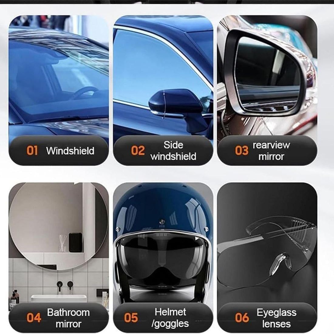 Crystal Clear Glass Anti-Fog Spray ? Automotive Windshield & Mirror Defogger - Image 4