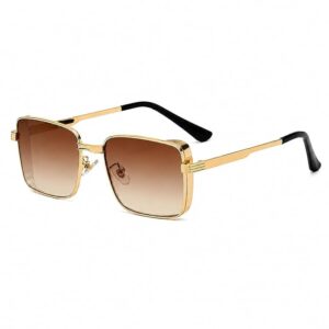 UV Protected Retro REctangular Sunglasses For Men & Women