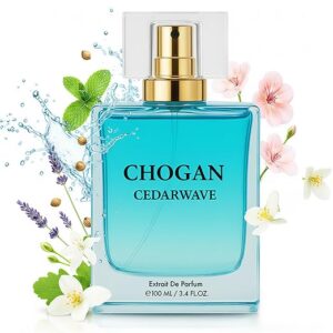 CHOGAN CEDARWAVE Extrait de Parfum ? Crisp Sea Water, Mint & Lavender Opening with Neroli, Jasmine Heart & Deep Oakmoss-Cedarwood Base | Fresh, Masculine, Daily Fragrance, 25% FRENCH Perfume Oil Concentration | For Men | 100 ml