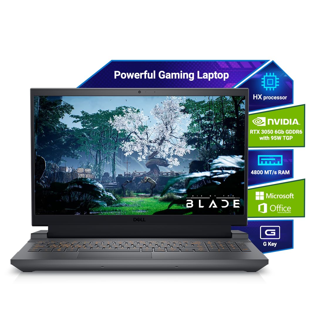 Dell G15-5530 Gaming Laptop | Intel Core i5-13450HX 13th Gen | NVIDIA GeForce RTX 3050 6GB | 16GB RAM | 512GB SSD | 15.6" FHD Display | Windows 11
