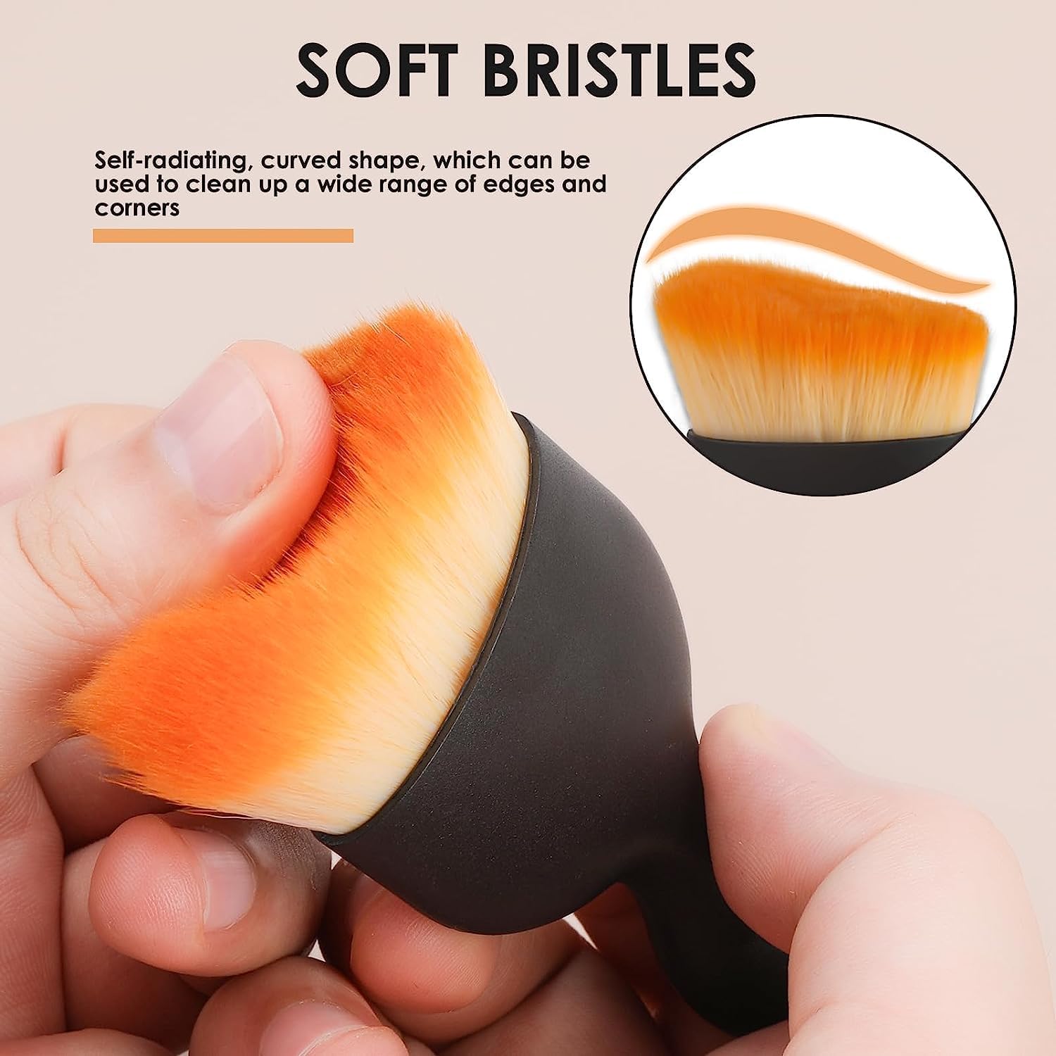 Car Interior Dust Cleaning Brush ? Soft Bristle Detailing Brush for Dashboard, AC Vents, Leather, Console, Electronics & Home Surfaces | Scratch-Free Cleaning - Image 6