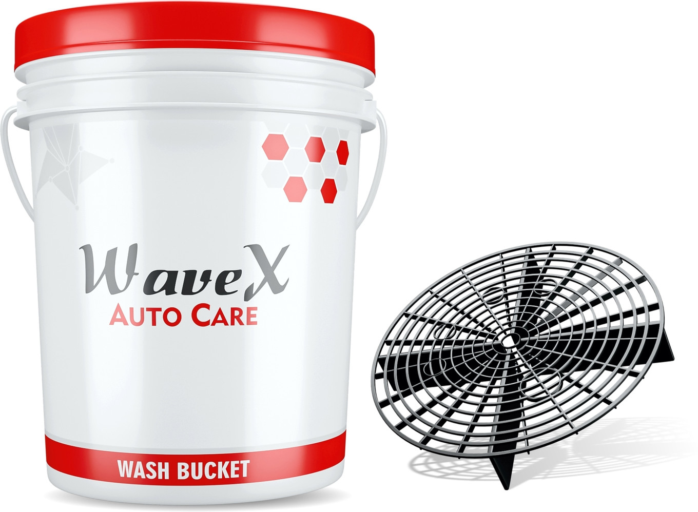 Wavex Grit Guard and Detailing Car Wash Bucket Combo